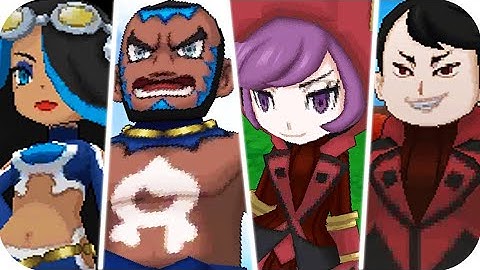 Pokémon OR/AS - All Team Magma/Aqua Admin Battles (1080p60)