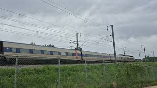 KTX 416열차 용산행 14호기 김제 인근 포인트 통과영상