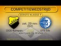 Samenvatting en interviews DOS Kampen - DTS Ede (29 nov. 2025) competitie, 1e klasse F.