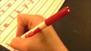 EASY PRINTING - Lower Case p (Handwriting Without Tears )