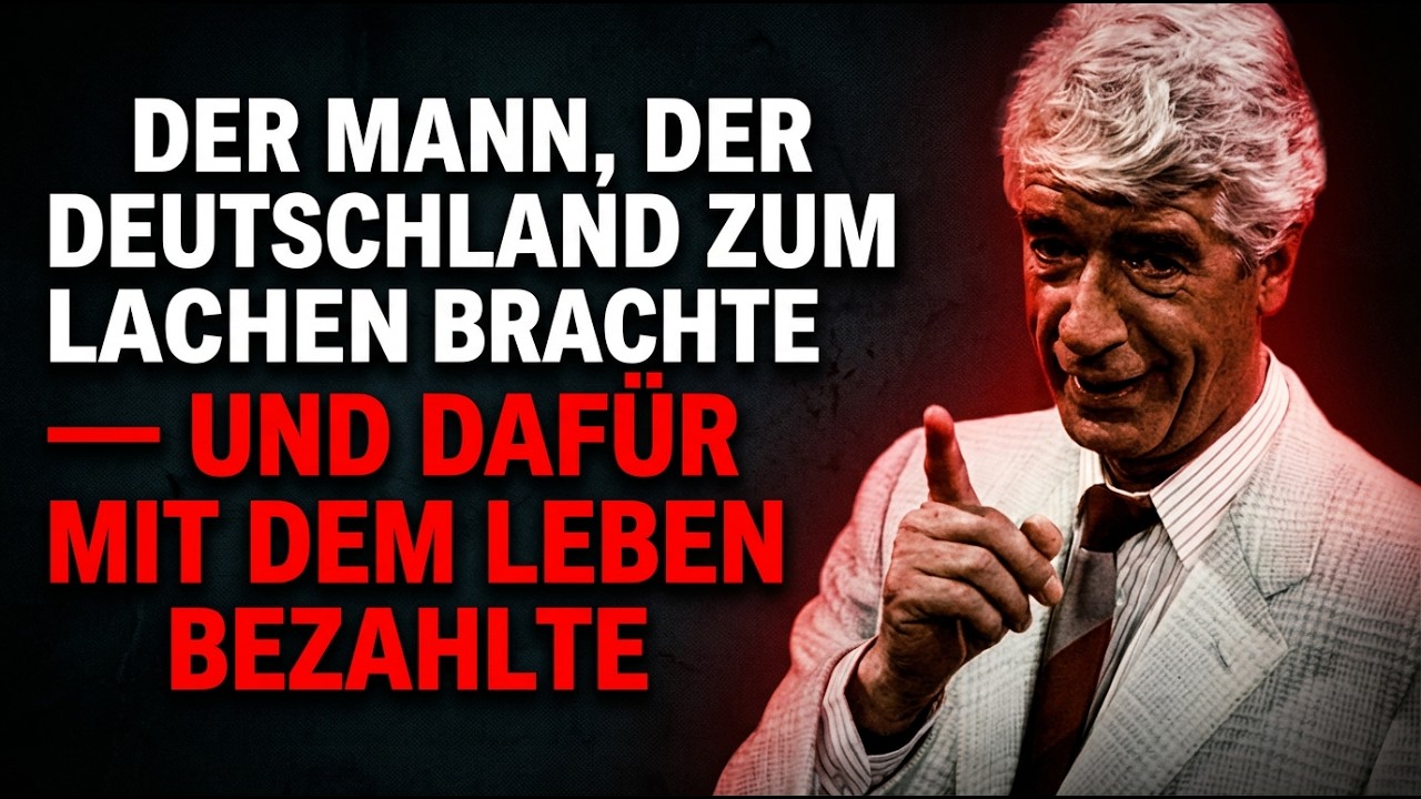 DER MANN, DER DEUTSCHLAND ZUM LACHEN BRACHTE — UND DAFÜR MIT DEM LEBEN BEZAHLTE
