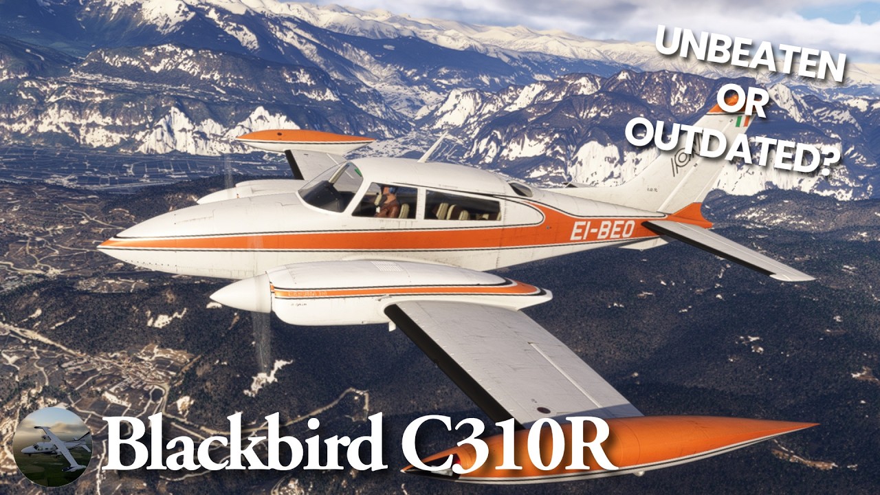 Old but still the King of GA? | Blackbird Cessna 310R | LIPB-LSZA | MSFS 2024