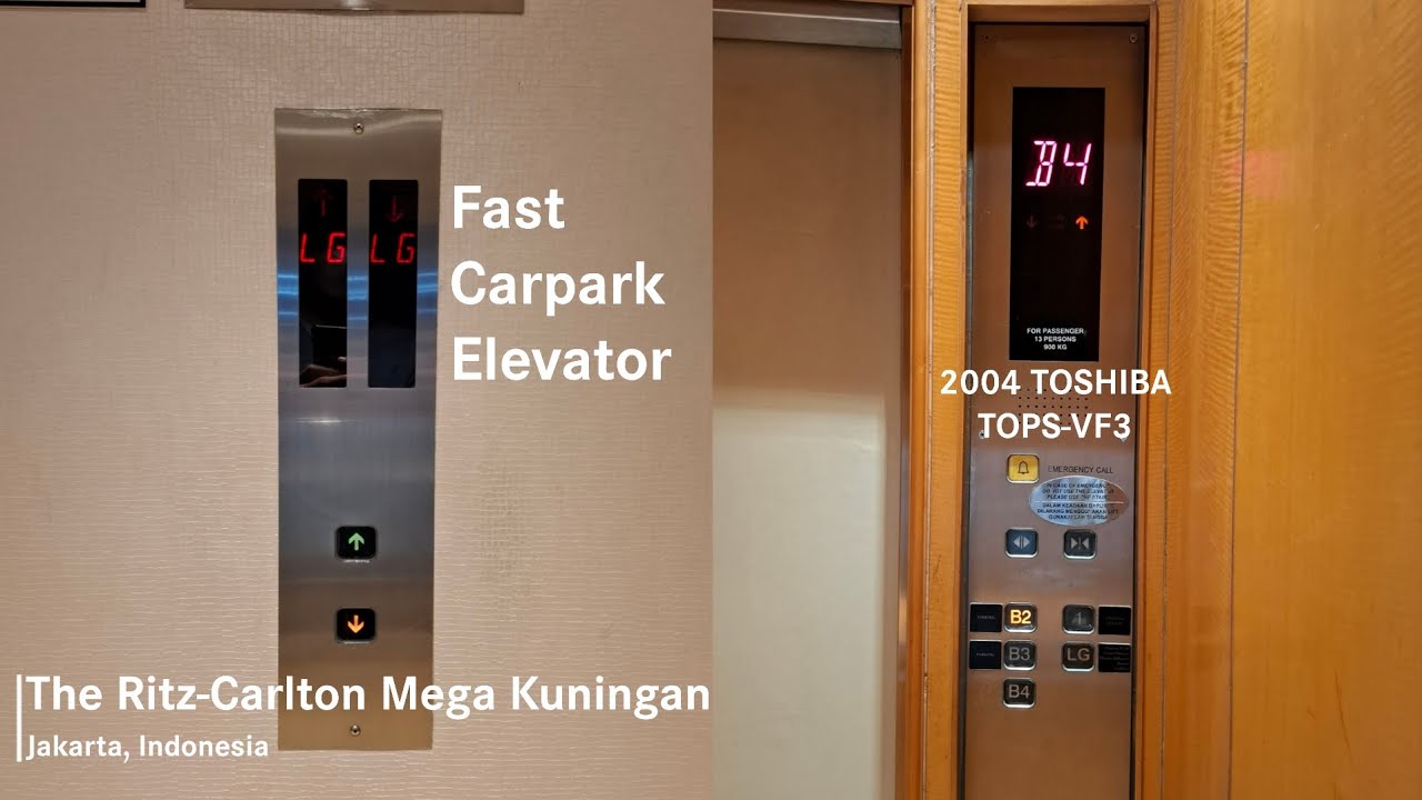 Toshiba TOPS-VF3 Elevator at The Ritz-Carlton, Mega Kuningan, Jakarta (Carpark)