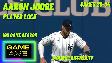 Aaron Judge Player Lock | Game 29-34 | 162 Game Season | Dynamic Difficulty