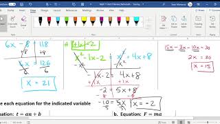 Math 1 Unit 6 Review Part1