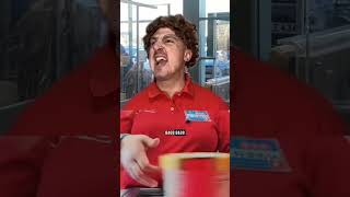 Linda’s first checkout job 🤣 Ep.2 #comedyshorts #sketchcomedy #garyandlinda