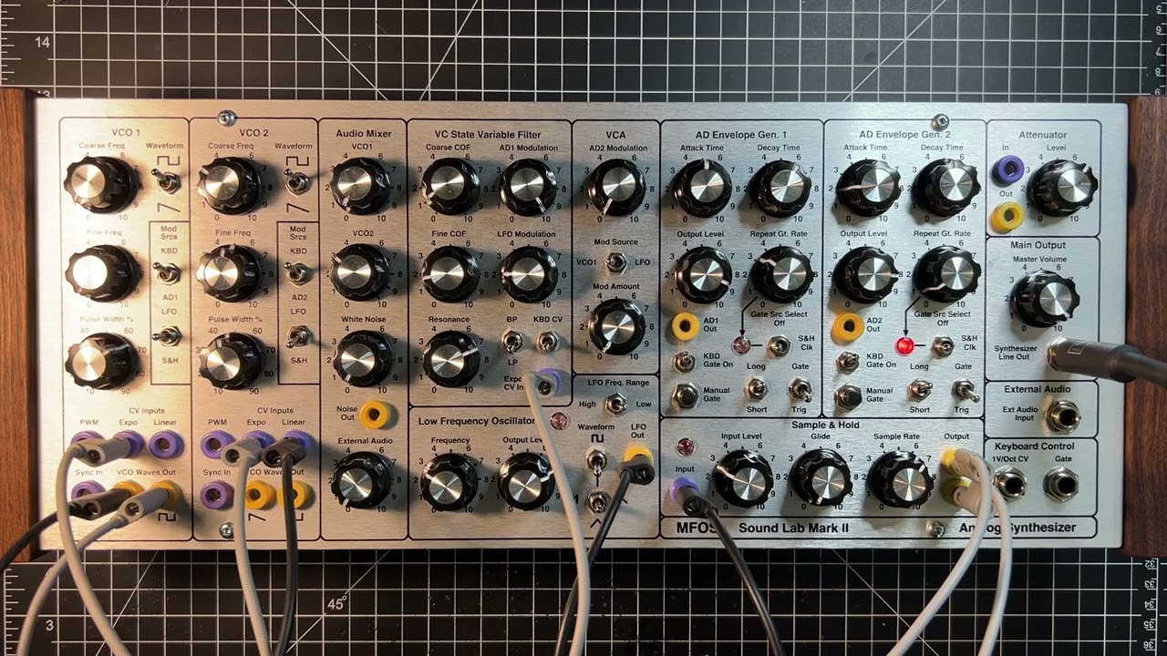 Music From Outer Space - MFOS Sound Lab II 4U - An ersatz Krell patch.