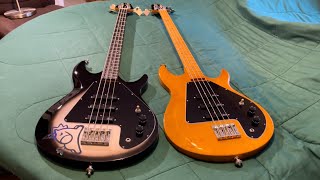 Epiphone Mike Dirnt G-3 B In Silverburst And Natural Finish