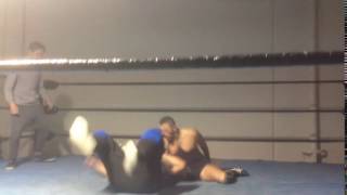 Albie A Finisher- Sunset Split (reverse legdrop DDT)