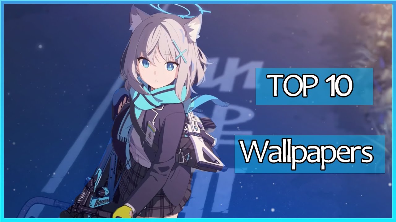 ТОП 10 Аниме АНИМИРОВАННЫХ ОБОЕВ WALLPAPER ENGINE 2022 YouTube