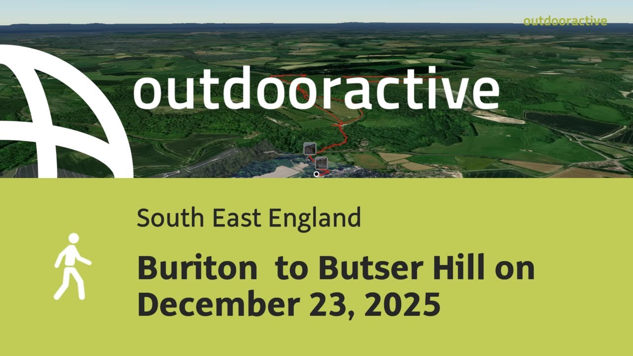 hike in South East England: Buriton  to Butser Hill on December 23, 2025