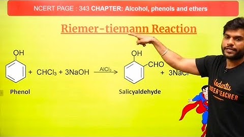 #Riemer-tiemann Reaction class 12 th Board Organic chemistry by Arvind Arora sir