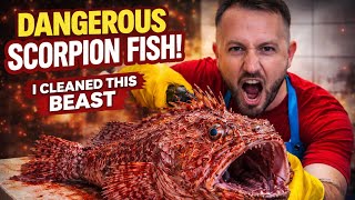 I cleaned a SCORPION FISH!