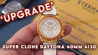 SUPER CLONE Daytona 126518 YG MOP Dial 4130