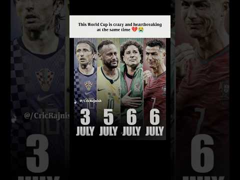 Luka Modrić. Neymar. Guillermo Ochoa. Cristiano Ronaldo. Four legends, one heartbreaking farewell 💔⚽