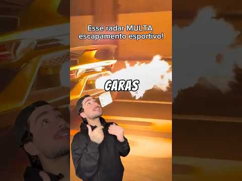 Esse é o RADAR que MULTA escapamento esportivo! #shorts