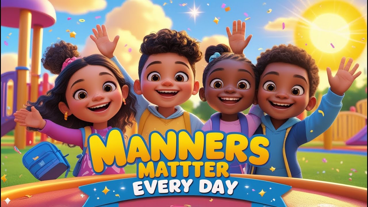 Manners Matter Every Day | Fun Kids Song About Manners | Toddlers song ...