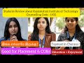 Students review about rajalakshmi institute of technology1432placements  coesedutainment campus