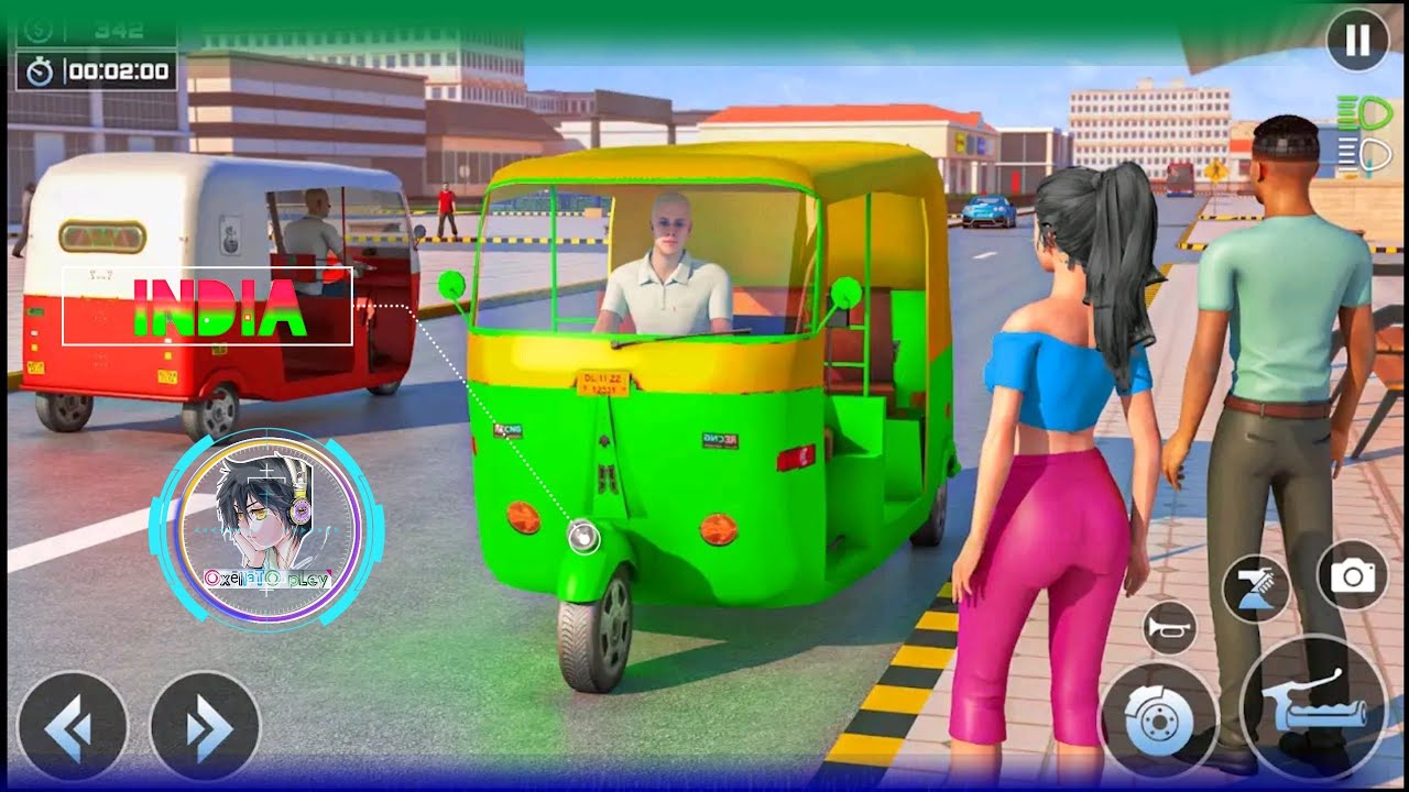 off-road tourist tuk tuk -auto rickshaw racing taxi (auto rickshaw ...