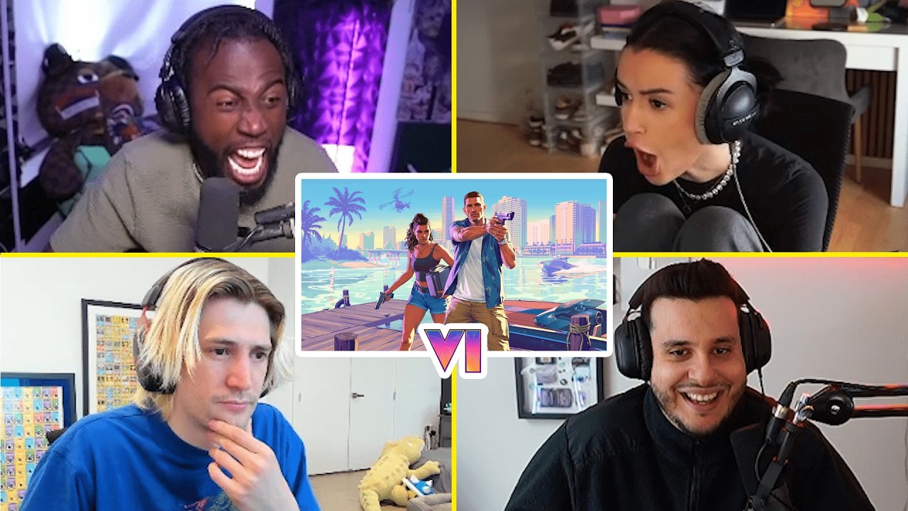 GTA RP Streamers React To GTA VI Trailer 2