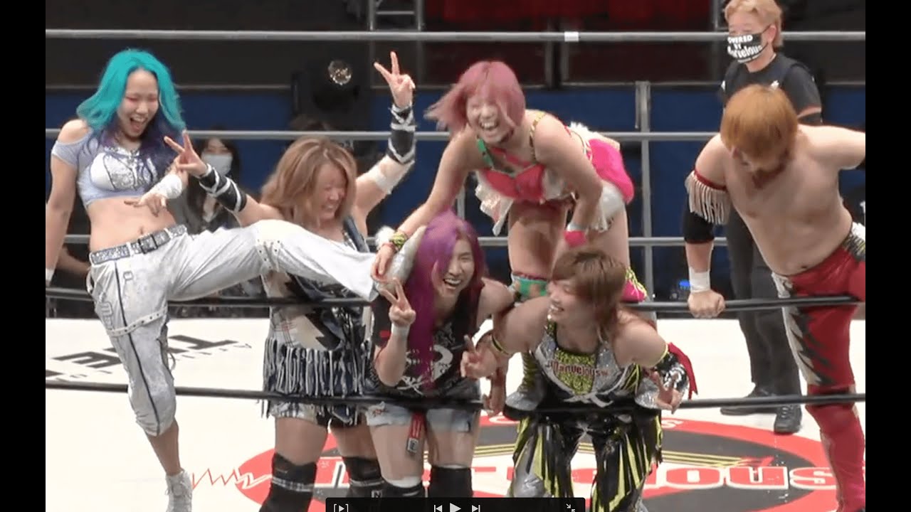 KAORU 引退マッチ W-FIX  VS Marvelous  ダイジェスト