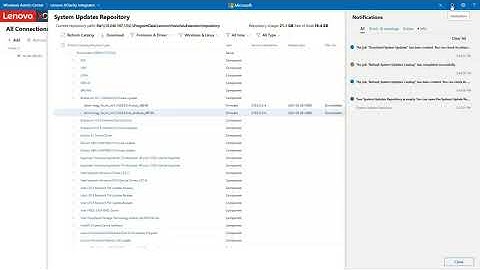 Managing the system update repository – download updates
