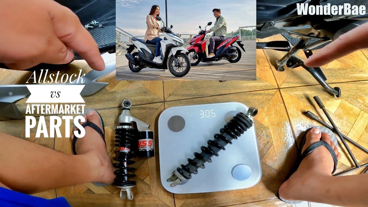 YSS shock installation and comparison to Stock ||  for Honda Click/Vario 125/150