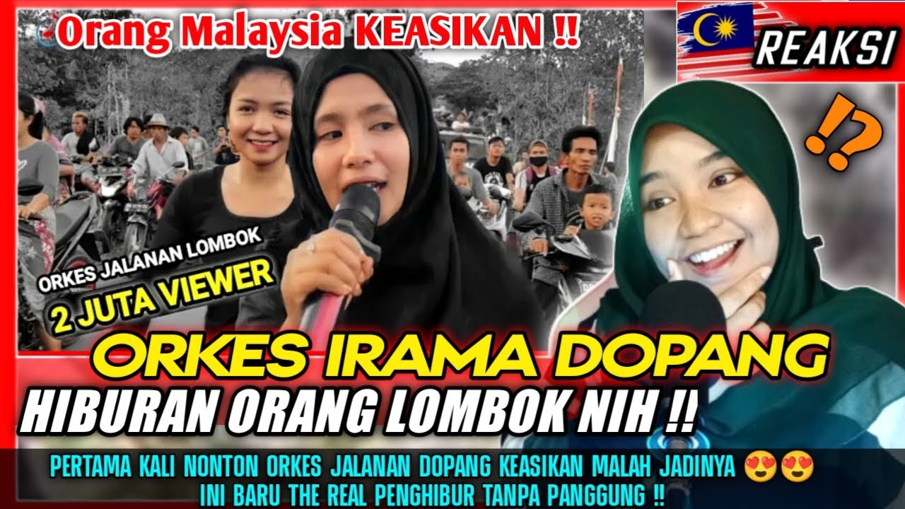 THE REAL PENGHIBUR ❗❗ORANG MALAYSIA KEASIKAN ORKES IRAMA DOPANG 😍😍 | REACT 🇲🇾🇮🇩