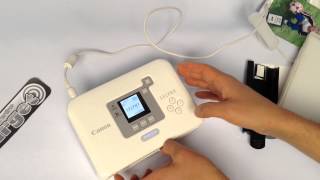 compact photo printer selphy cp720
