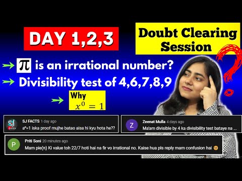 Day 1, 2, 3🔥 Doubt clearing session | Basic Mathematics | Galaxy Parmar | Galaxy of Maths