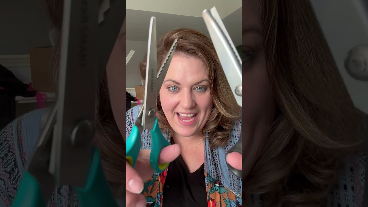 Zig zag scissors for sewing?! WHY?? 