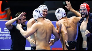 Serbia vs France - Men Euro Waterpolo Champ. 2022 - 1/8 Finals