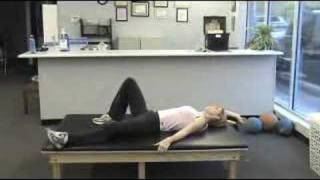 ABS: DIAGONAL TOE TOUCH, ONE SIDE, SUPINE