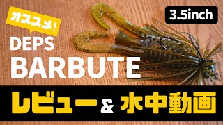 【レビュー&水中動画】デプス　バルビュータ　3.5インチ【バス釣り/琵琶湖】