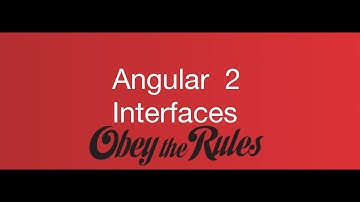 Angular 1 to Angular 2 : Interfaces