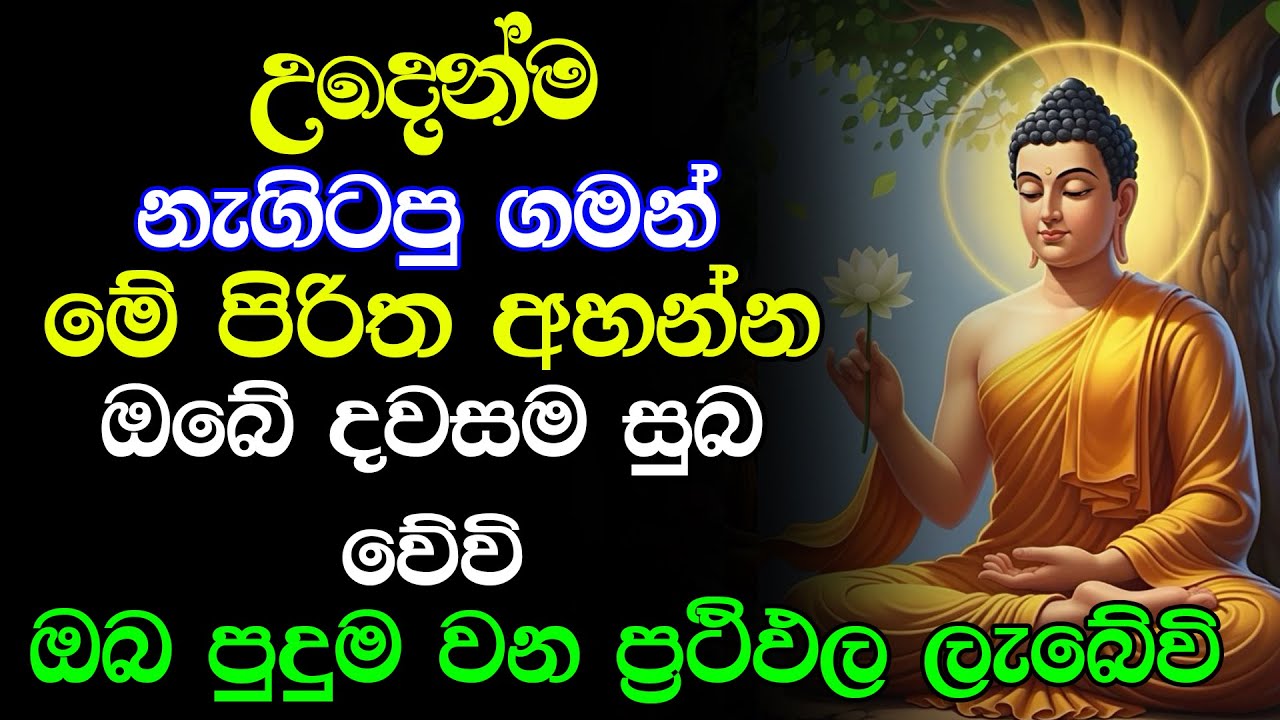 seth pirith (සෙත් පිරිත්) Sinhala | මේ පිරිතේ බලයෙන් ඔබේ සිතුම් පැතුම් ඉටුවේවි | Udasana Pirith