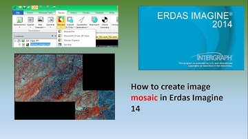 How to create mosiac of image in erdas imagine 14