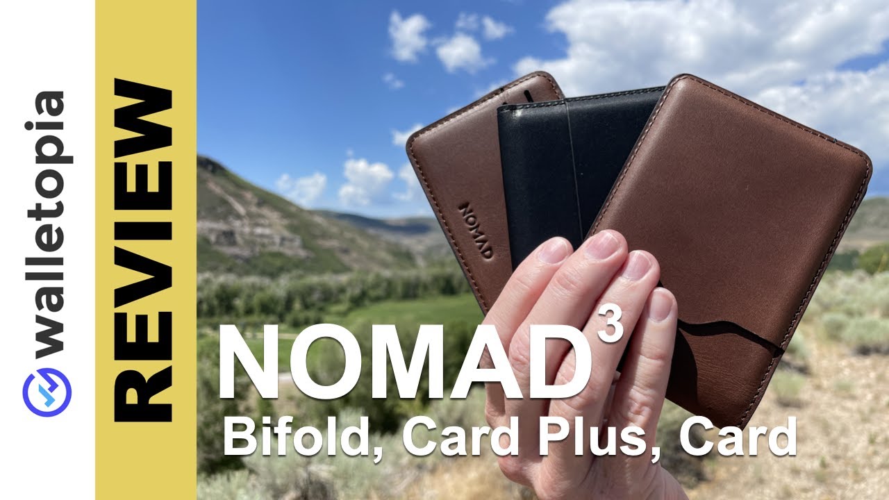 NOMAD, NOMAD, NOMAD new Bifold, Card Plus and Card wallets! 
