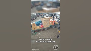 Worker Accidentally Nails His Colleague With a Flying Parcel! 😬