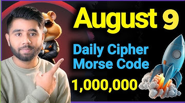 9 August Hamster Kombat Daily Cipher Code  Today ll A N Technical