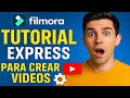 Cómo Crear Videos en Filmora Rápido y Fácil | Tutorial Express (Paso a Paso)