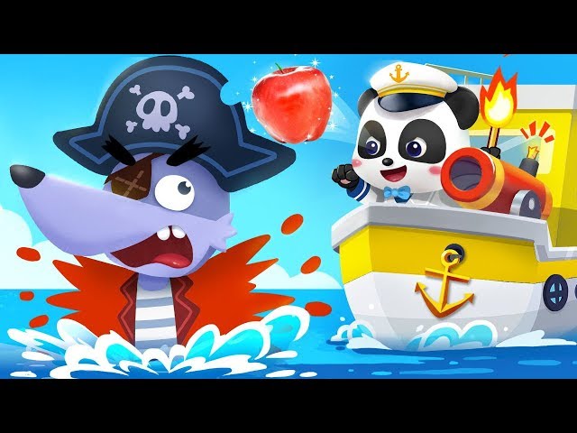 Little Captain Vs Big Bad Wolf | Nursery Rhymes | Kids Songs | Kids Cartoon | Jobs Song | BabyBus class=