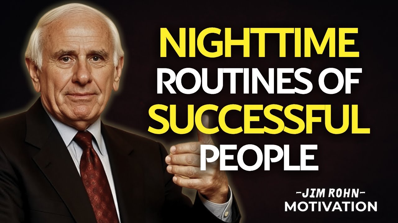 The Nighttime Routines of Highly Successful People You Can Follow | Jim Rohn Motivation