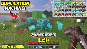 New Duplication Glitch In Minecraft 1.21+ for Mcpe/Bedrock!