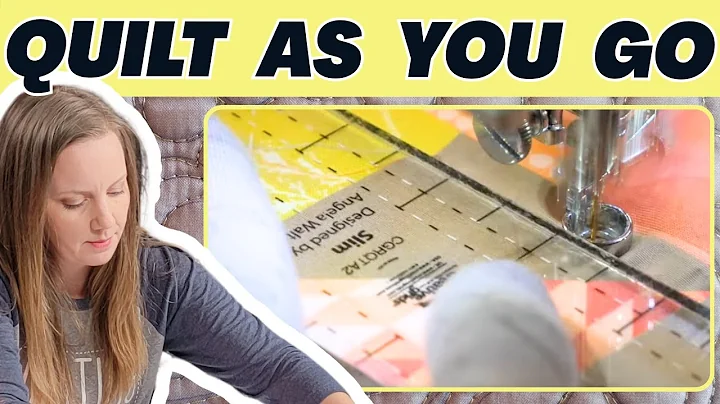 Quilt As You Go: How to Quilt Large Quilts on a Sewing Machine featuring the Build A Quilt BOM