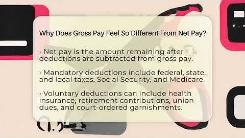 Why Does Gross Pay Feel So Different From Net Pay? - Your Paycheck Planner