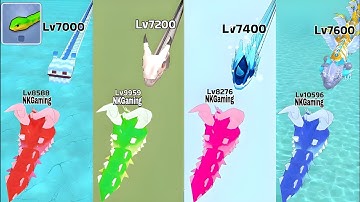 Snake Clash! From Level 7000 to Level 7600 All Boss Fight 999% Wen Snake Boss Battle!" #18