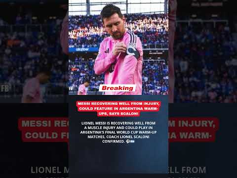 Messi Set for World Cup Return? 🐐⚽#news #worldnews #fifa #worldcup2026 #messi #argentina #sportsnews