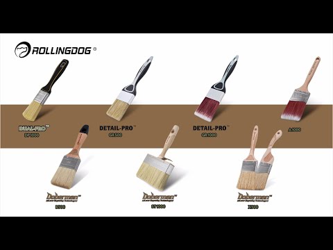 ROLLINGDOG Elite paint brushes