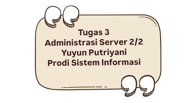 Tugas 3 Administrasi Server 2/2(Uji coba NFS)